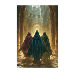 Monks in the cathedral