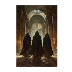 Monks in the cathedral